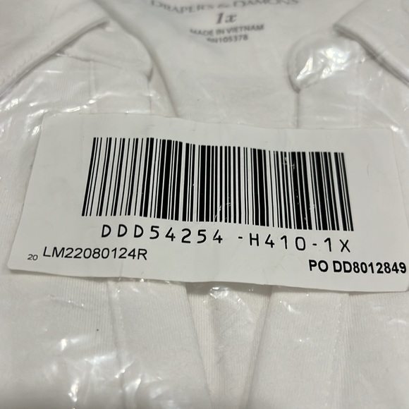 NWT Drapers & Damons Essential V-Neck Polo Tank - Picture 4 of 4
